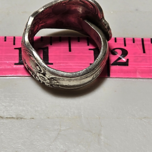 Men's Size 13 Vintage Hand Forged Spoon Ring 17 - Picture 4 of 4